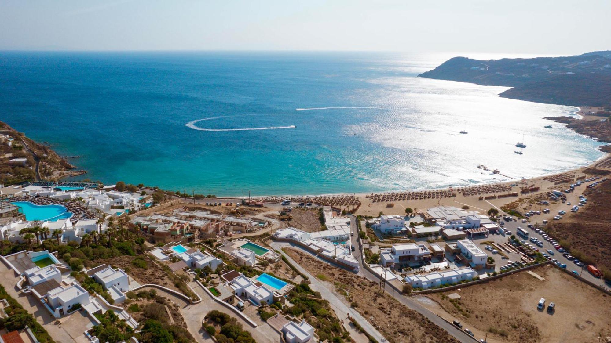 Elia House With Amazing View On The Beach Mykonos Villa Mykonos Town Exterior photo